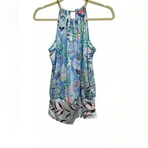 Lilly Pulitzer Chain Tank Top Size XS EUC